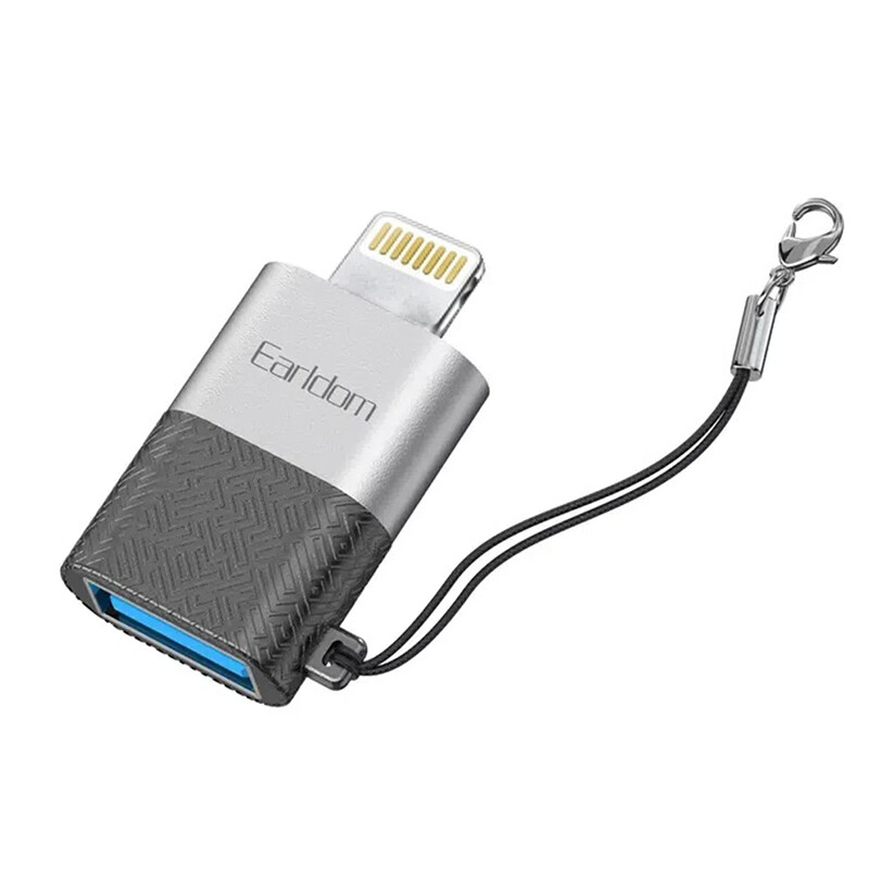 مبدل اوتی‌جی آیفون یواس‌بی به لایتنینگ ارلدامEarldom Adapter Lighting ET-OT74 IOS adapter