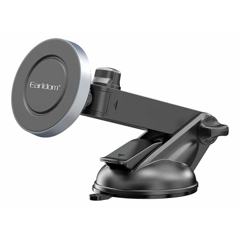 هولدر گوشی موبایل مگنتی بازو بلند داخل خودرو ارلدام Earldom ET-EH211 Magsafe Smartphone Holder with Suction Cup for Car