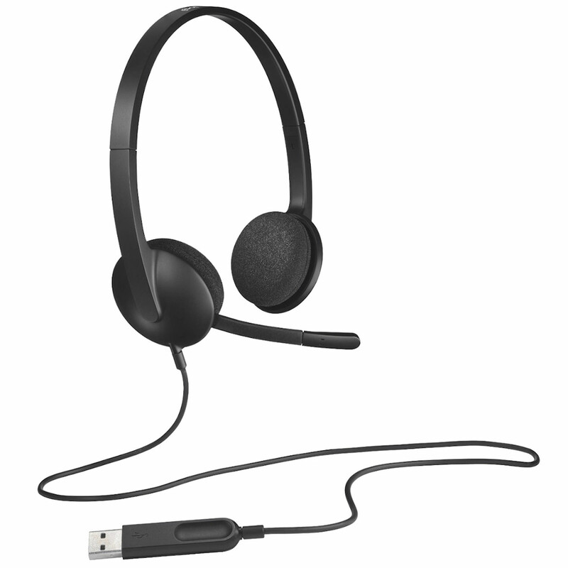 هدست سیمی یو اس بی لاجیتک H340