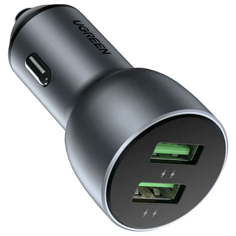 شارژر فندکی فست شارژ ماشین 36 وات یوگرین ugreen CD213 10144