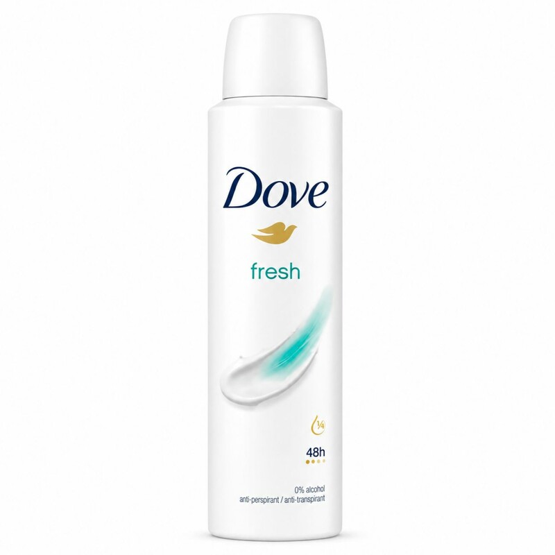 اسپری دئودورانت ضد تعریق داو Dove مدل Fresh حجم 250 میلی لیتر