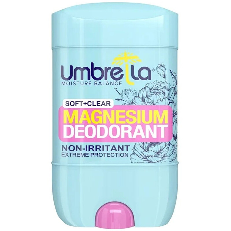استیک ضد تعریق زنانه آمبرلا Umbrella مدل Soft+Clear حجم ۷۵ میلی لیتر