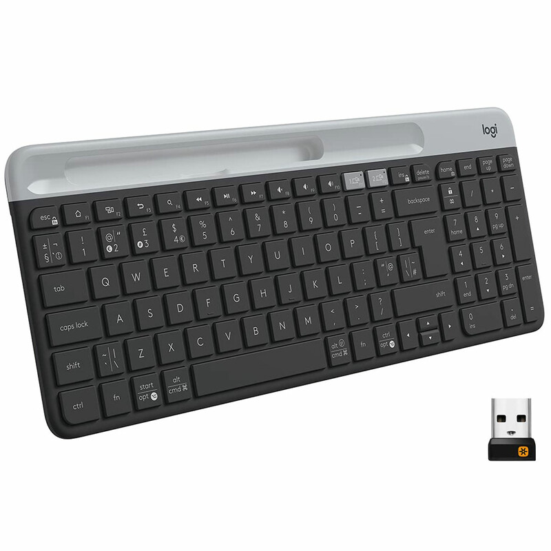 کیبورد بی سیم لاجیتک Logitech مدل K580 با چیدمان Chrome OS