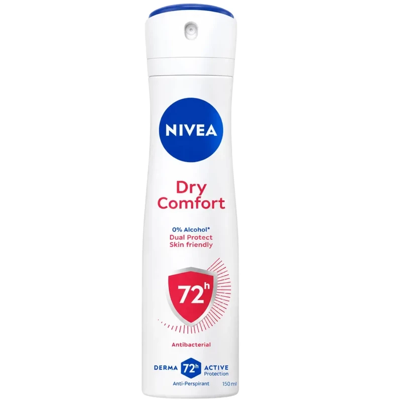 اسپری ضد تعریق زنانه نیوا NIVEA مدل Dry Comfort 72h حجم 150ml