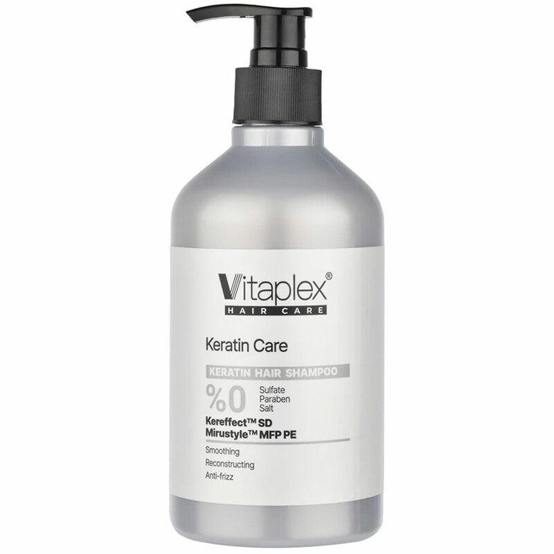 شامپو مو ویتاپلکس مدل KC01 مناسب موی کراتین شده 500ml ضد موخوره