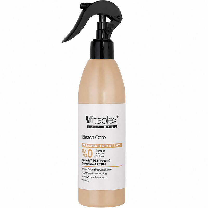 اسپری نرم کننده مو ویتاپلکس مدل Bleach Care فاقد سولفات مناسب موهای دکلره شده 300ml