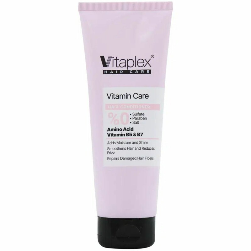 نرم کننده موهای خشک و نرمال ویتاپلکس مدل Vitamin Care فاقد سولفات 250ml