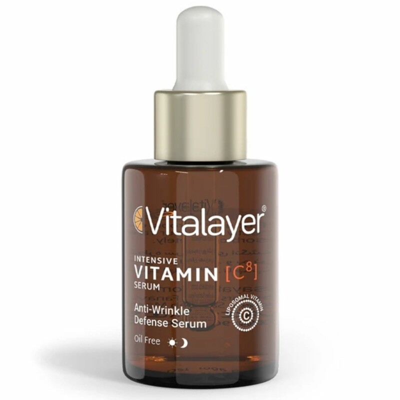 سرم صورت قطره چکانی ویتامین سی ویتالیر ضد چروک مناسب انواع پوست 30ml