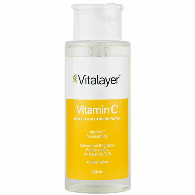 میسلار واتر ویتالیر حاوی ویتامین سی مناسب انواع پوست حجم 250ml