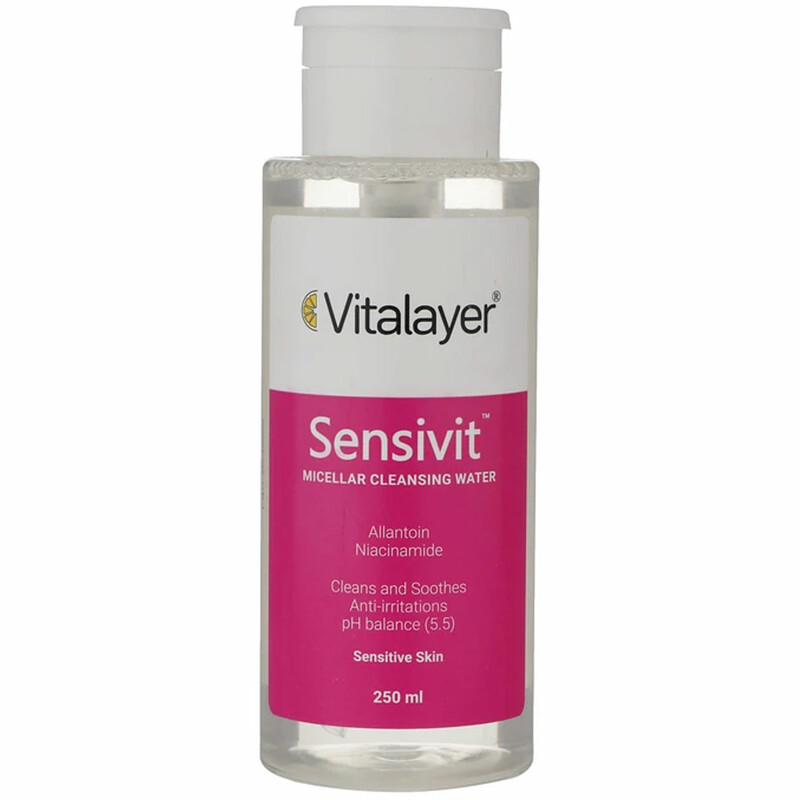 میسلار واتر ویتالیر مدل Sensivit مناسب پوست حساس حجم 250 میلی لیتر