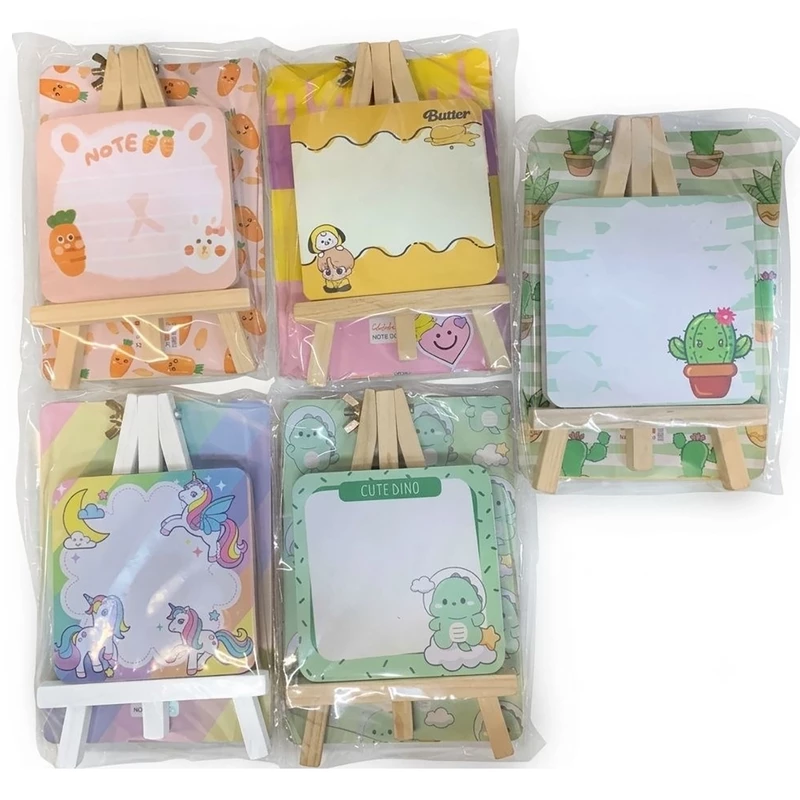 بوم یادداشت رومیزی فانتزی طرح کارتونی مدل Mini Easel