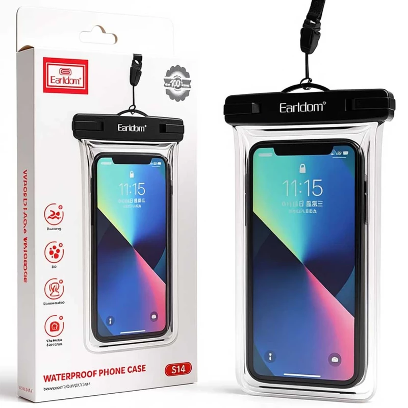 کیف ضد آب گوشی ارلدام Earldom مدل ET-S14 استاندارد IPX8