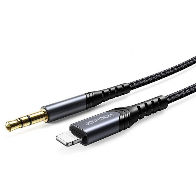 مبدل لایتنینگ به جک 3.5 میلیمتری یک متری جویروم JOYROOM Lightning audio cable SY-A02
