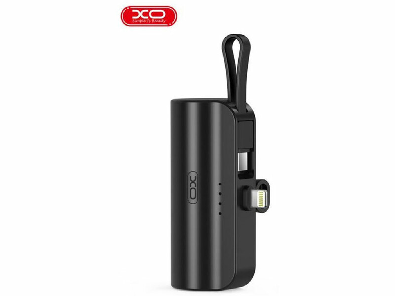 پاوربانک تایپ سی و لایتنینگ 2.1 آمپر 5000 ایکس او XO-PB304 2IN1 5000mah Mini Fast Charging Portable Power bank