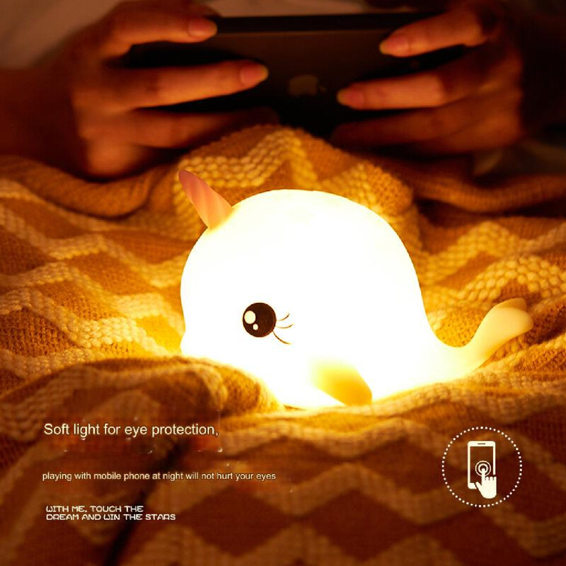 چراغ خواب رومیزی فانتزی شارژی نیزه ماهی M01