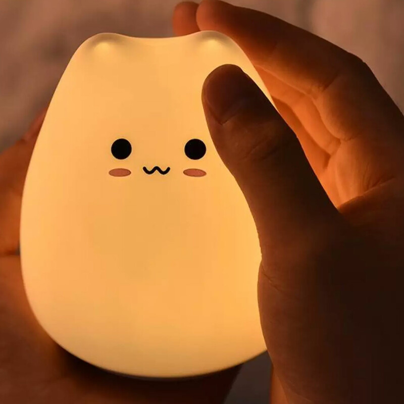 چراغ خواب رومیزی فانتزی طرح گربه LJC-124