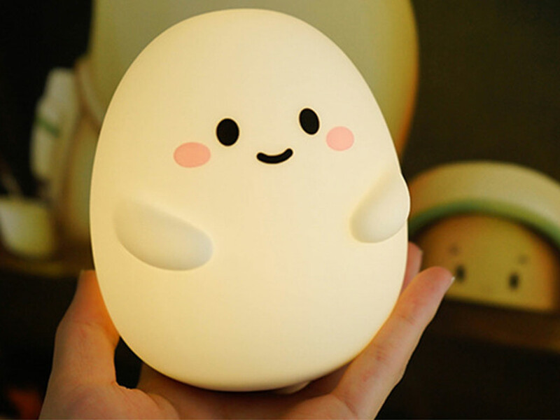چراغ خواب فانتزی رومیزی شارژی HBK Wangdan night light healing silicone