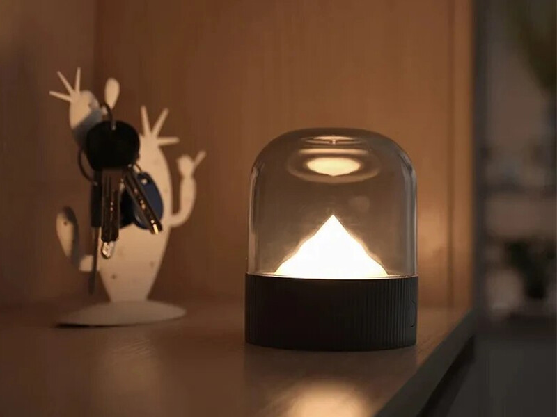 چراغ خواب رومیزی فانتزی شارژی هفت رنگ XR-MM-C2018 LED Retro Nostalgic Night Lamp