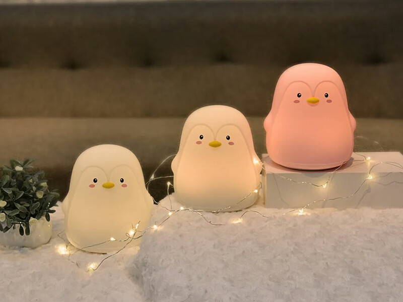 چراغ خواب رومیزی شارژی فانتزی Thunlit Penguin Night Light Lamp LJ-129