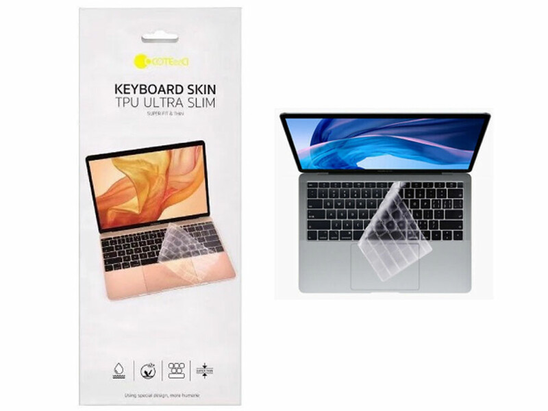 محافظ کیبورد فوق باریک مک بوک ایر کوتتسی Coteetci Keyboard skin Macbook Air 13&quot; 2018 MB1016