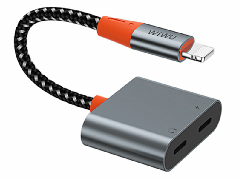 مبدل  لایتنینگ به دو درگاه لایتنینگ ویوو WIWU LT09 Lightning TO Dual Lightning Audio Adapter