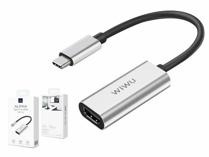 مبدل تایپ سی به اچ دی ام آی ویوو WiWU Alpha HDMI Type-C Hub