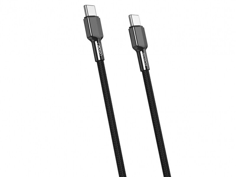 کابل سوپر فست شارژ تایپ‌سی به تایپ‌سی ایکس‌او XO Data Cable Type-C to Type-C 60W XO-NB-Q183B