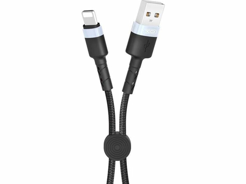 کابل شارژ سریع لایتنینگ به یواس‌بی به طول 25 سانتی‌متر ایکس‌او XO Convenient usb cable with clip lighting NB117