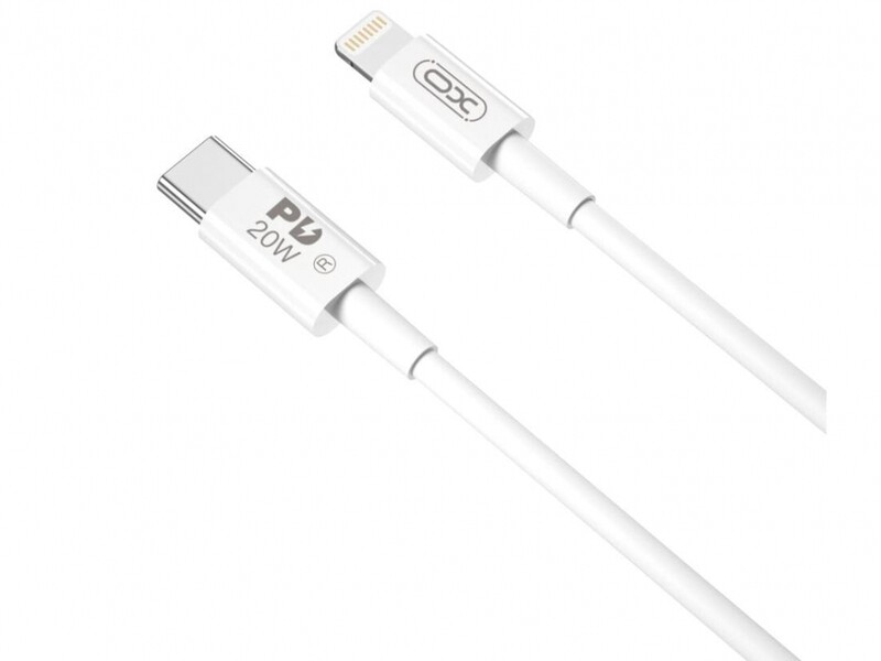کابل شارژ سریع لایتنینگ به تایپ‌سی یک متری ایکس‌او XO PD 20W fast charging cable NB Q189A