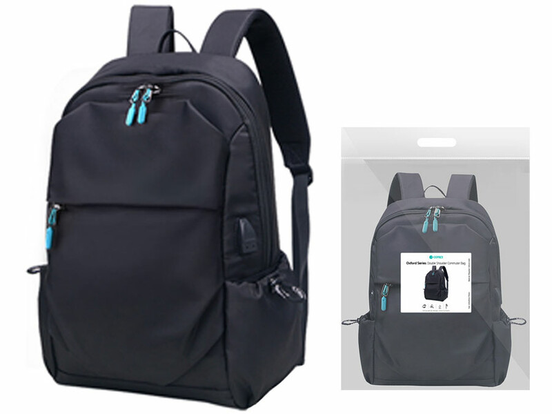 کوله پشتی لپ تاپ 16 اینچ ضدآب دارای درگاه یو اس بی و پورت هدفون کوتتسی Coteetci Double Shoulder bag 14031-BK