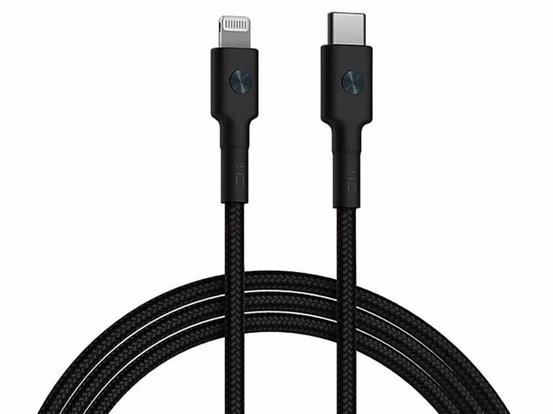 کابل شارژ لایتنینگ به تایپ‌سی یک متری شیائومی ZMI USB-C TO Lightning Braided Data Cable 1M