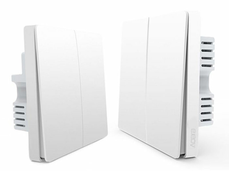 کلید هوشمند دو پل شیائومی Xiaomi QBKG03LM Aqara Wall Switch ZigBee Version