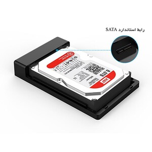باکس هارد اینترنال به اکسترنال اوریکو ORICO 3.5 inch Type-C Hard Drive Enclosure 3588C3