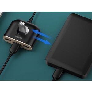 هاب یو اس بی بیسوس BASEUS SQUARE ROUND 4 in 1 USB HUB Adapter