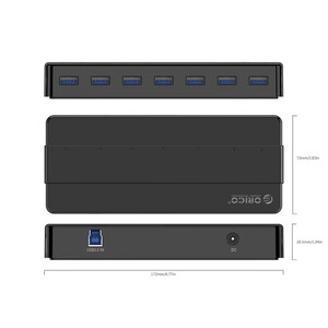 هاب 7 پورت اوریکو ORICO H7928-U3-V1 7 Port USB3.0 Desktop HUB