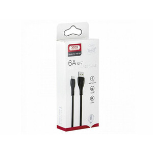 کابل شارژ فوق سریع یواس‌بی به تایپ‌سی ایکس‌او XO NB185 6A fast charger cable