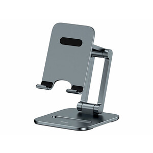 خرید هولدر موبایل رومیزی بیسوس Baseus Desktop Biaxial Foldable Metal Stand LUSZ000013