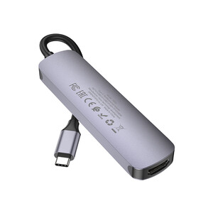 قیمت هاب تایپ سی 6 پورت هوکو  Hoco Type-C hub “HB28” HDTV + PD + USB3.0 + USB2.0 + SD + TF