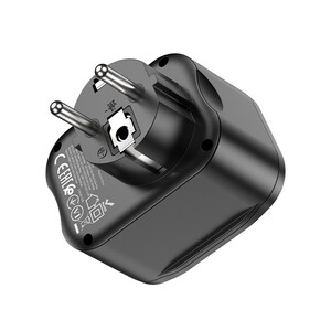 قیمت سوکت برق چند کاره 2 یو اس بی و 1 تایپ سی هوکو Hoco Multifunctional socket NS3 EU / GER
