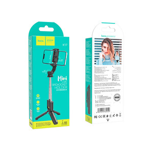 مونوپاد سه‌پایه‌دار و دارای ریموت‌کنترل هوکو hoco Tabletop holder “K17 Figure” for live broadcast