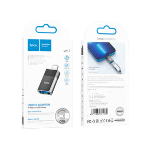 HOCO Adapter Lightning male to USB female UA17