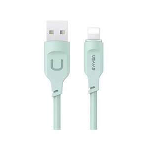 قیمت کابل شارژ سریع لایتنینگ ال ای دار 1.2 متری یوسامز USAMS US-SJ565 USB to Lightning fast charging cable 2.4A