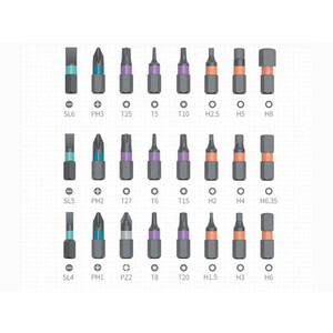 مجموعه 24 عددی آچار و پیچ گوشتی جغجغه ای شیائومی Xiaomi DUKA RS1 24 in 1 Screwdriver Set