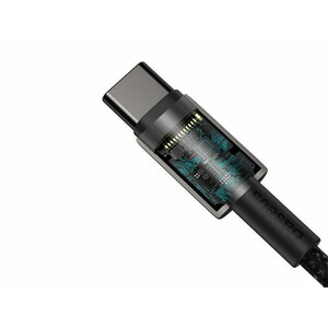 کابل تبدیل Type-C به Type-C باسئوس طول 2 متر مدلBASEUS Tungsten Gold Fast charging 100W CATWJ-A01