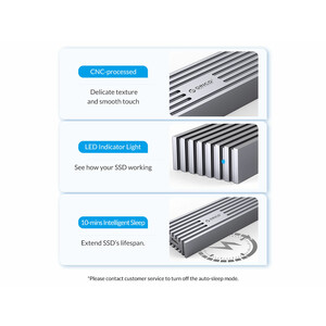 قیمت اکس اس اس دی m2 اوریکو ORICO FV35C3-G2 USB3.2 Gen2 Type-C M.2 NVMe/NGFF(SATA) SSD Enclosure