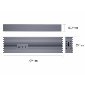 باکس اس اس دی m2 اوریکو ORICO FV35C3-G2 USB3.2 Gen2 Type-C M.2 NVMe/NGFF(SATA) SSD Enclosure