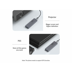 باکس اس اس دی m2 اوریکو ORICO FV35C3-G2 USB3.2 Gen2 Type-C M.2 NVMe/NGFF(SATA) SSD Enclosure