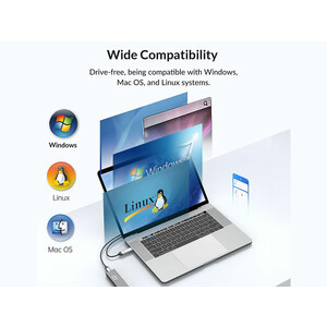 باکس اس اس دی m2 اوریکو ORICO FV35C3-G2 USB3.2 Gen2 Type-C M.2 NVMe/NGFF(SATA) SSD Enclosure