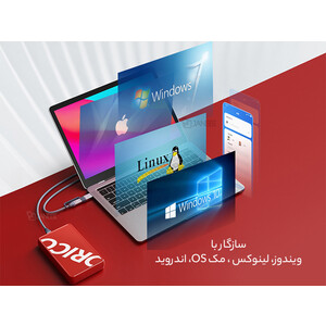 قیمت باکس SSD قابل حمل USB3.0  اوریکو ORICO CP25U3 2.5 inch USB3.0 Micro-B Hard Drive Enclosure