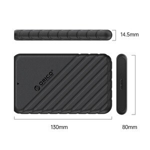 کیفیت باکس هارد 2.5 اینچی اوریکو ORICO 2.5 inch 25PW1-U3 USB3.0 Micro-B Hard Drive Enclosure